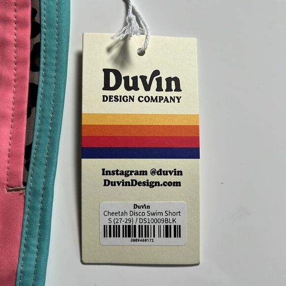 Duvin Design Men’s Cheetah Disco Swim Short - Picture 9 of 10